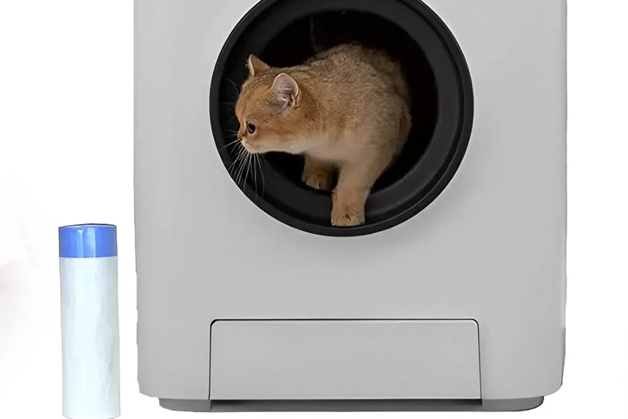 spinning litter box